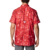image:imageColumbia Mens Collegiate Super Slack Tide ShirtUga  Bright Red Fish Fan Print