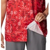 image:imageColumbia Mens Collegiate Super Slack Tide ShirtUga  Bright Red Fish Fan Print