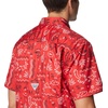 image:imageColumbia Mens Collegiate Super Slack Tide ShirtUga  Bright Red Fish Fan Print