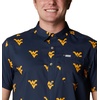 image:imageColumbia Mens Collegiate Super Slack Tide ShirtWv  Collegiate Navy Logo Print