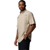 image:imageColumbia Mens Collegiate Tamiami Short Sleeve Shirt UGA  Fossil Large