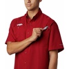image:imageColumbia Mens Collegiate Tamiami Short Sleeve ShirtArk  Red Velvet