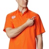 image:imageColumbia Mens Collegiate Tamiami Short Sleeve ShirtCle  Spark Orange