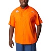 image:imageColumbia Mens Collegiate Tamiami Short Sleeve ShirtCle  Spark Orange