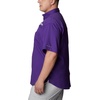 image:imageColumbia Mens Collegiate Tamiami Short Sleeve ShirtLsu  Vivid Purple