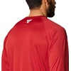 image:imageColumbia Mens Collegiate Terminal Tackle Long Sleeve ShirtArk  Red VelvetWhite