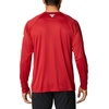 image:imageColumbia Mens Collegiate Terminal Tackle Long Sleeve ShirtArk  Red VelvetWhite