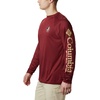 image:imageColumbia Mens Collegiate Terminal Tackle Long Sleeve ShirtFsu  CabernetSierra Tan