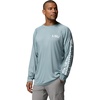 image:imageColumbia Mens Collegiate Terminal Tackle Long Sleeve ShirtLsu  Crushed Blue