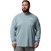image:imageColumbia Mens Collegiate Terminal Tackle Long Sleeve ShirtLsu  Crushed Blue