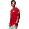 image:imageColumbia Mens Collegiate Terminal Tackle Long Sleeve ShirtOs  Intense RedWhite