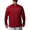 image:imageColumbia Mens Collegiate Terminal Tackle Long Sleeve ShirtSc  BeetWhite