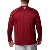 image:imageColumbia Mens Collegiate Terminal Tackle Long Sleeve ShirtSc  BeetWhite