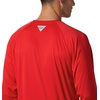 image:imageColumbia Mens Collegiate Terminal Tackle Long Sleeve ShirtUga  Bright RedWhite