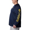 image:imageColumbia Mens Collegiate Terminal Tackle Long Sleeve ShirtUm  Collegiate NavyCollegiate Yellow