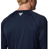 image:imageColumbia Mens Collegiate Terminal Tackle Long Sleeve ShirtUm  Collegiate NavyCollegiate Yellow