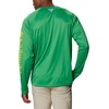 image:imageColumbia Mens Collegiate Terminal Tackle Long Sleeve ShirtUo  Fuse GreenYellow Glo