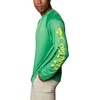 image:imageColumbia Mens Collegiate Terminal Tackle Long Sleeve ShirtUo  Fuse GreenYellow Glo