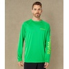 image:imageColumbia Mens Collegiate Terminal Tackle Long Sleeve ShirtUo  Fuse GreenYellow Glo