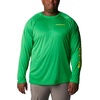 image:imageColumbia Mens Collegiate Terminal Tackle Long Sleeve ShirtUo  Fuse GreenYellow Glo