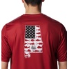image:imageColumbia Mens Collegiate Terminal Tackle SS ShirtAla  Red Velvet