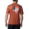 image:imageColumbia Mens Collegiate Terminal Tackle SS ShirtTex  Cedar