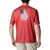 image:imageColumbia Mens Collegiate Terminal Tackle SS ShirtUga  Bright Red Stateriot