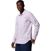 image:imageColumbia Mens Harbor Peak Long Sleeve ShirtLavender Pearl Micro Gingham