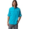 image:imageColumbia Mens PFG Blood and Guts V Long Sleeve ShirtOcean Teal