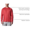 image:imageColumbia Mens PFG Solar Stream Long SleeveSunset Red