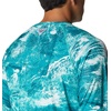image:imageColumbia Mens PFG Super Terminal Tackle Long Sleeve ShirtElectric Turquoise Realtree Horizon