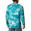 image:imageColumbia Mens PFG Super Terminal Tackle Long Sleeve ShirtElectric Turquoise Realtree Horizon