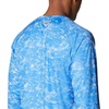 image:imageColumbia Mens PFG Super Terminal Tackle Long Sleeve ShirtHarbor Blue Contour Fish Print