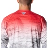 image:imageColumbia Mens PFG Super Terminal Tackle Long Sleeve ShirtRed Spark Deepsea Fade
