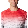 image:imageColumbia Mens PFG Super Terminal Tackle Long Sleeve ShirtRed Spark Deepsea Fade