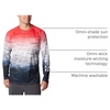 image:imageColumbia Mens PFG Super Terminal Tackle Long Sleeve ShirtRed Spark Deepsea Fade