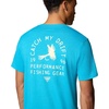 image:imageColumbia Mens PFG Uncharted Graphic TeeBlue Echo HeatherPfg Catch My Drift