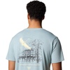 image:imageColumbia Mens PFG Uncharted Graphic TeeCrushed Blue HeatherPfg Swamp Shack