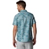 image:imageColumbia Mens PFG Uncharted Printed Short Sleeve ShirtCrushed Blue Swamplands