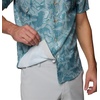 image:imageColumbia Mens PFG Uncharted Printed Short Sleeve ShirtCrushed Blue Swamplands