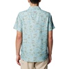 image:imageColumbia Mens PFG Uncharted Printed Short Sleeve ShirtCrushed Blue Uncharted Waters