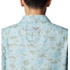 image:imageColumbia Mens PFG Uncharted Printed Short Sleeve ShirtCrushed Blue Uncharted Waters