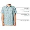 image:imageColumbia Mens PFG Uncharted Printed Short Sleeve ShirtCrushed Blue Uncharted Waters