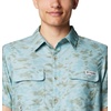 image:imageColumbia Mens PFG Uncharted Printed Short Sleeve ShirtCrushed Blue Uncharted Waters