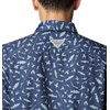 image:imageColumbia Mens PFG Uncharted Printed Short Sleeve ShirtNocturnal Cast N Blast
