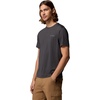 image:imageColumbia Mens Parsons Point Short Sleeve Back Graphic TeeBlack HeatherAthletic Gem Badge