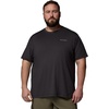 image:imageColumbia Mens Parsons Point Short Sleeve Back Graphic TeeBlack HeatherAthletic Gem Badge