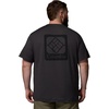 image:imageColumbia Mens Parsons Point Short Sleeve Back Graphic TeeBlack HeatherAthletic Gem Badge