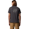 image:imageColumbia Mens Parsons Point Short Sleeve Back Graphic TeeBlack HeatherSplatter Gem