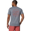 image:imageColumbia Mens Parsons Point Short Sleeve Back Graphic TeeCity Grey HeatherLinear Peaks